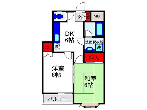 リッツハウスの物件間取画像